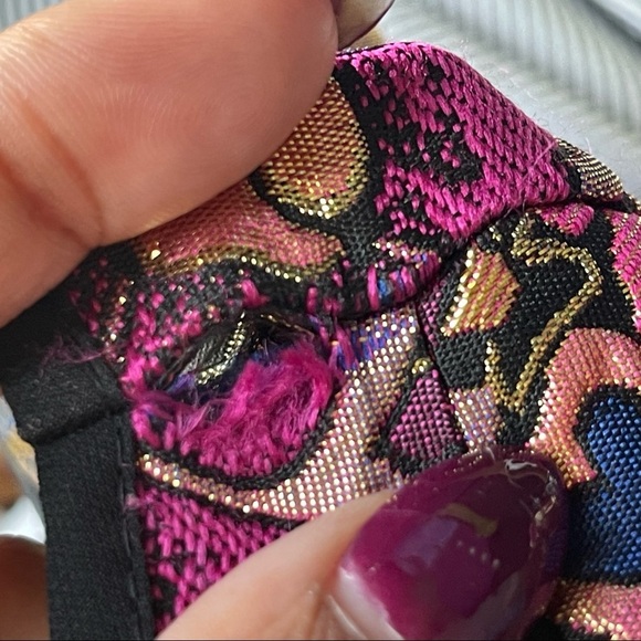 XHILARATION | Baroque Metallic Fit & Flare Dress Sz S - Picture 3 of 7